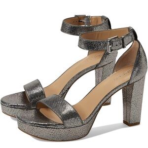 NEW W/O TAG Lauren Ralph Lauren Women's Sylvia Sandal Pump -Gunmetal color - 9.5